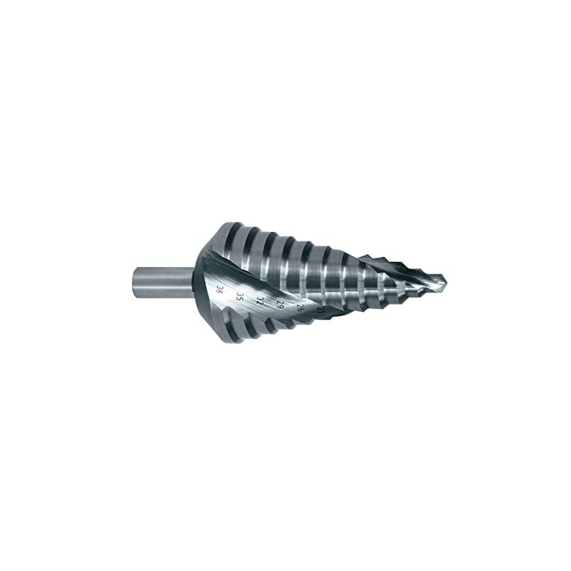RUKO Step Drill Bit Size 2 HSS 2 Cutting Drill
