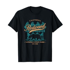 Redwood National State Parks California Coast USA Souvenir T-Shirt