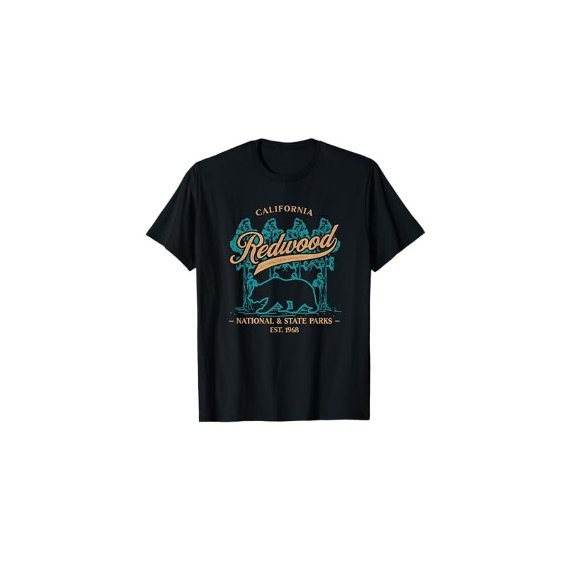 Redwood National State Parks California Coast USA Souvenir T-Shirt