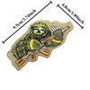 Sloth with Gun Embroidery Patches, Tactical Hook and Loop Morale