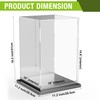 Putros Acrylic Display Case for Collectibles Clear Display Box with