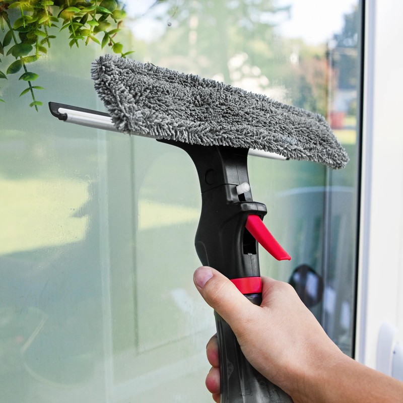 Libman 3-in-1 Window Squeegee Spray Tool – Spray Bottle with