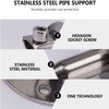 TOOSOAR Pack of 4 adjustable pipe brackets, wall mount, ceiling