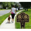 Amexiu No Pooping No Peeing Dog Sign, Keep Dog off
