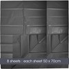 Black Tissue | 8 Sheets 50x70cm | 2 Packs, Each