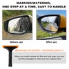 KVAEY Small Silicone Window Squeegee, 5.9 Inch Car Windshield Water