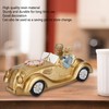 Old Couple Resin Grandma and Grandpa Car Model Saving Pot