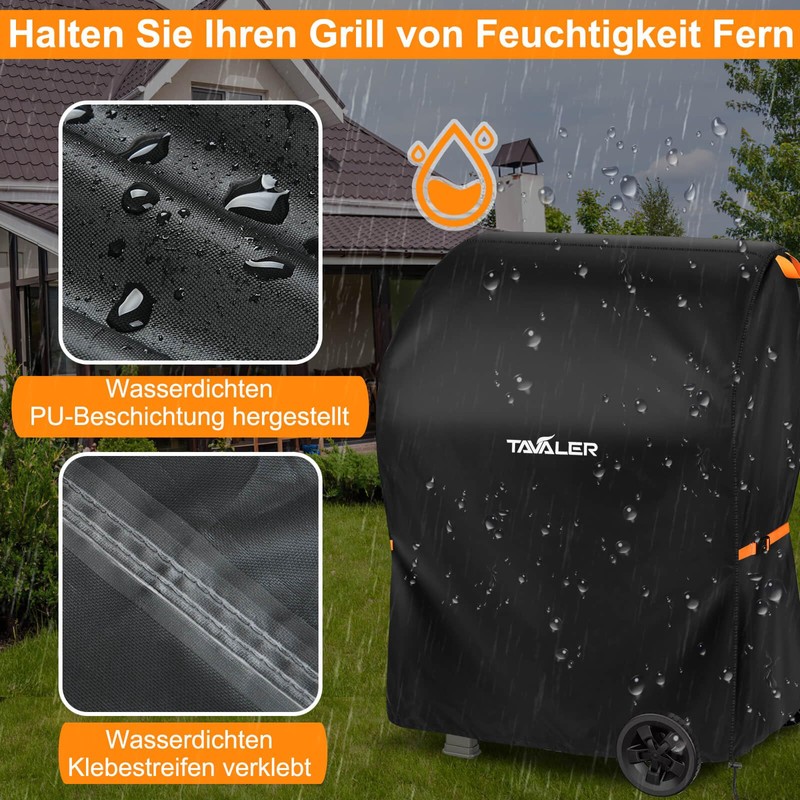Tavaler Barbecue Cover Weatherproof 90 x 70 x 110 cm