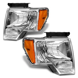 for 2009-2014 Ford F150 Headlights Chrome