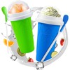 Slushy Cup (2 Pack) & Slushy Maker Portable Smoothie Slushie