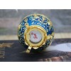 VOANZO Retro Creative Metal Toothpick Holder Flower Pattern Egg Shape
