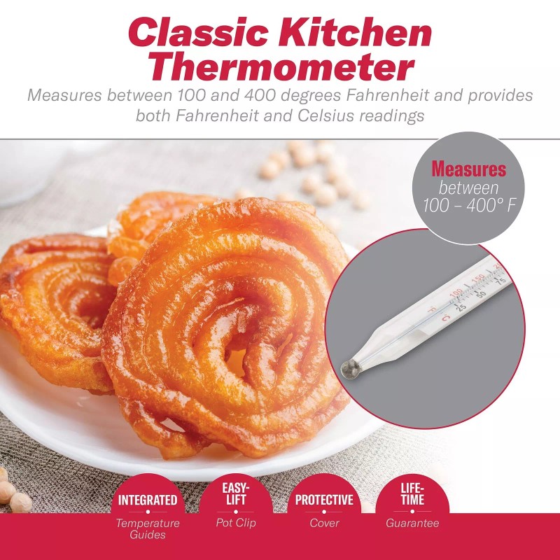 GoodCook Classic Candy / Deep Fry Thermometer, red 1 Count