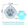 Alfabeto De Moldes De Silicona Resina Diy Pata De Gato