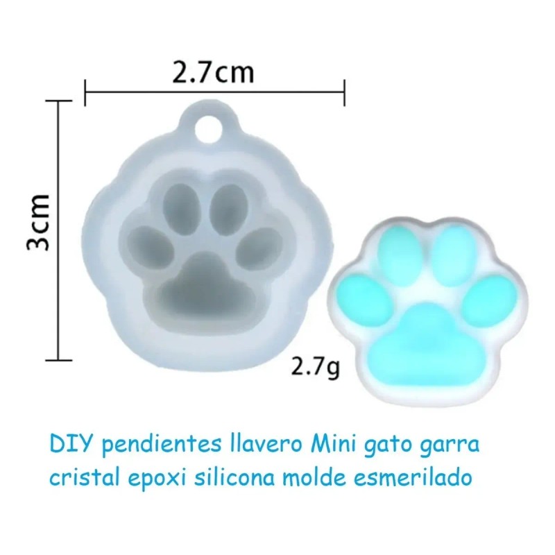 Alfabeto De Moldes De Silicona Resina Diy Pata De Gato