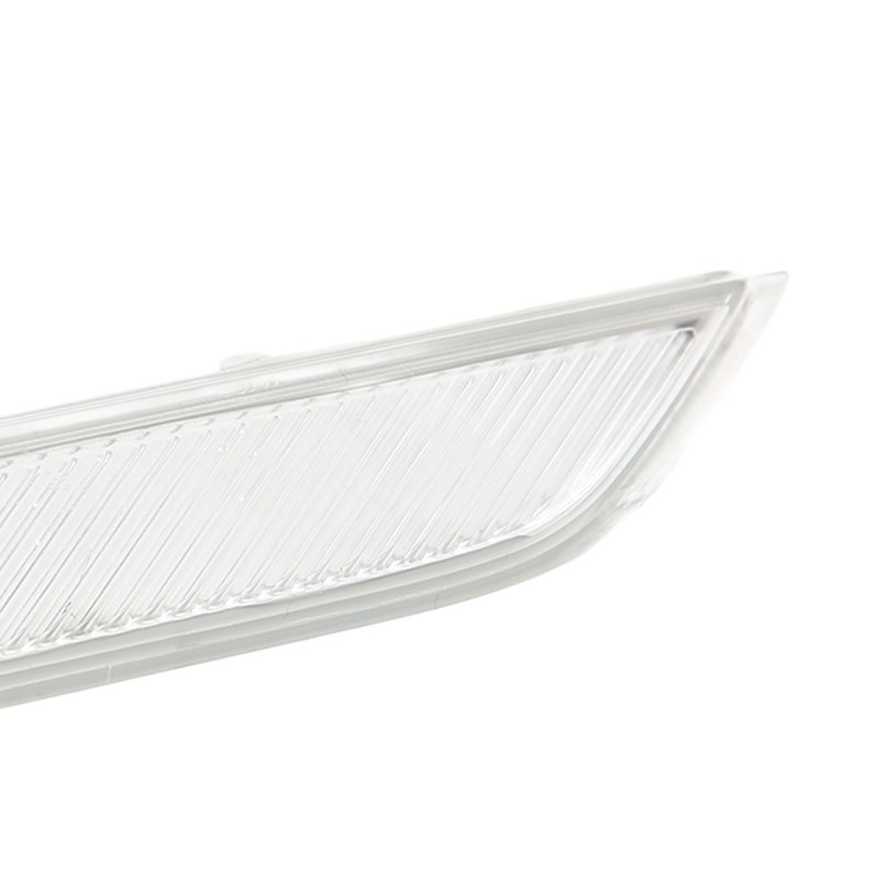 Front Bumper Reflector Clear White Improve Car Visibility Side Marker