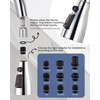 Metal Kitchen Faucet Head Replacement: 3-Function Pull Down Spray Nozzle