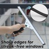 Professional Window Squeegee Rubber Replacement Blades 35cm 2 Pack, Double