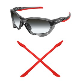 Mryok Replacement Earsocks for Oakley Plazma OO9019 / Plazma AF OO9019A Sunglasses - Red