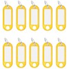 WEDO 262811805 Key Ring for Labelling, Yellow, Pack of 100,