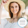 Tweruna 10 PCS Adjustable Hat Chin Strap, Removable Chin Straps