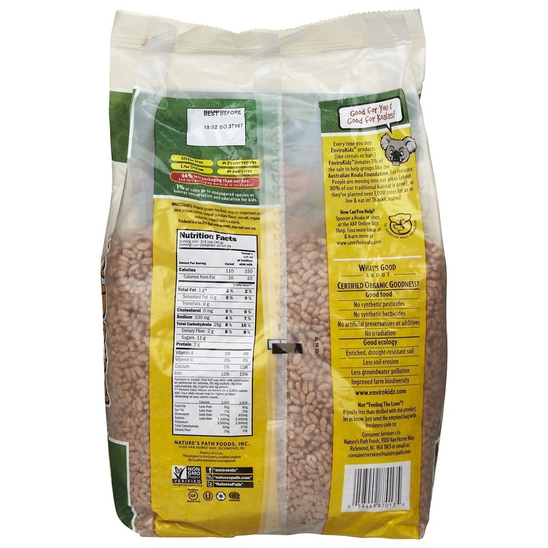 Envirokidz Organic Cereal Koala Crisp Organic, 26 oz