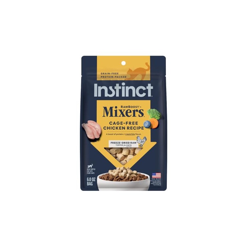 Instinct Raw Boost Mixer Chicken Formula Grain-Free Freeze Dried Meal