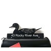 Farm and Ranch Metal Mailbox Topper (CUSTOMIZED Mallard Duck, Semi-Gloss