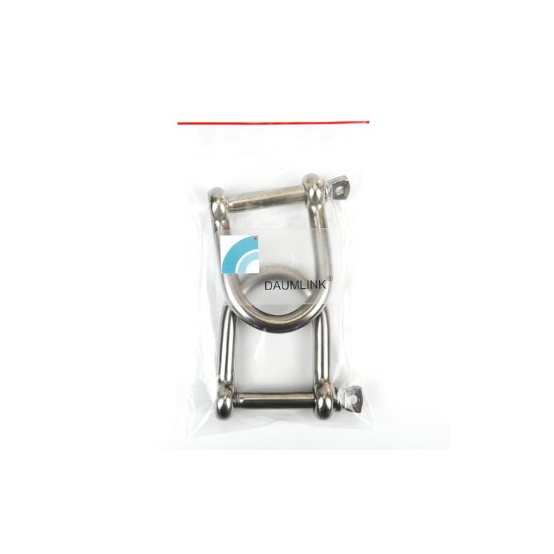 DAUMLINK® Aisi 316 Stainless Steel Wide D-Shackles for Connecting Chains