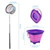 2PCS Fishing Net with Bucket Set, Collapsible Fishing Landing Net