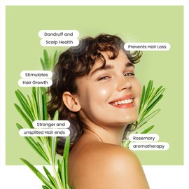 "Hair Rosemary" Haarspray Von BotanyRoom® 200ml - Erzielen Sie wunderschön gestyltes und gepflegtes Haar mit der Kraft von Rosmarin, Vitamin C, Rizinusöl und Kamillenöl für revitalisiertes Haar.