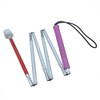 Aluminum Mobility Folding White Cane for Vision Impaired and Blind