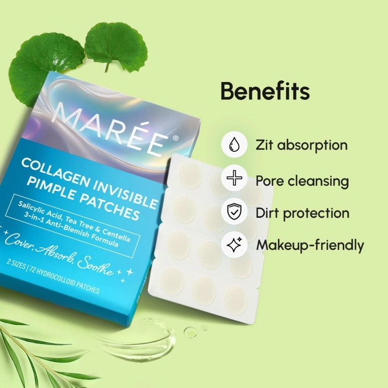 MAREE Pimple Patches for Face -Acne Clearing Device-Clear Acne Patches