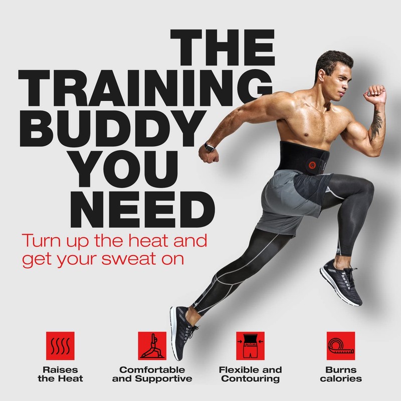 ActiveGear Waist Trimmer Belt for Stomach and Back Lumbar Support,