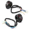Motorcycle Handlebar Switch Control Set, High Low Beam, Turn Signal