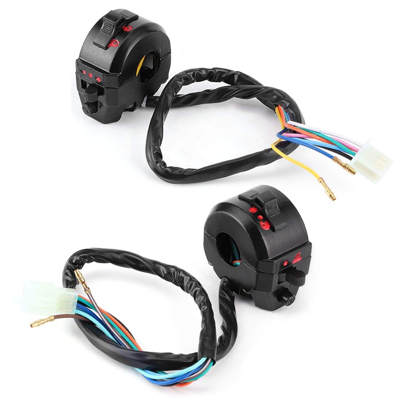 Motorcycle Handlebar Switch Control Set, High Low Beam, Turn Signal