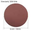 TA-VIGOR 2000 Grit Sponge Sanding Discs, 3Pcs 6 Inch Hook