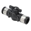 Push To Connect Straight Union Ball Valve Quick Release Pneumatic