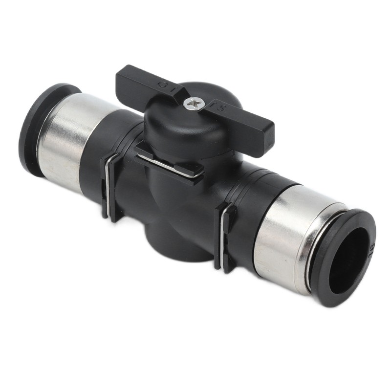 Push To Connect Straight Union Ball Valve Quick Release Pneumatic
