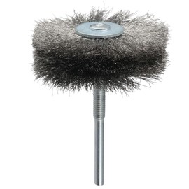 Fudeshe Wheel Brushes,Wire Wheel Brush with Shank Bench,Wire Wheel Brush for Drill, High Carbon Steel Wire Wheel Drill Brush Wheel Brush(1PC)