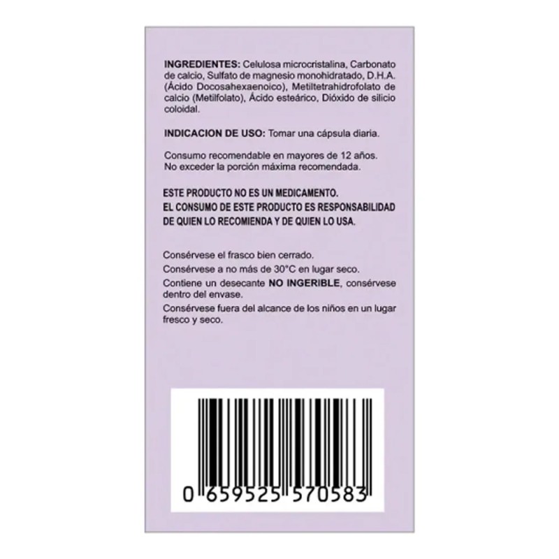 Suplemento Alimenticio Valait 7.5 Mg 30 Cápsulas
