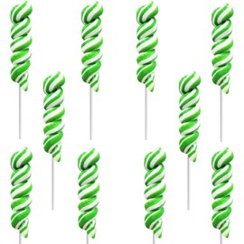 St. Patrick's Day Twist Lollipops 12-Pack, Party Favor Box, Individually Wrapped