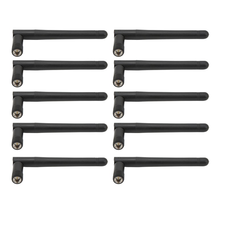 10Pcs Antenna SMA Male Inner Pin Omnidirectional High Gain Rotatable