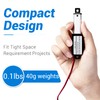 Electric Micro Linear Actuator 12V - 2" Stroke, 64N/14.4lb, Speed