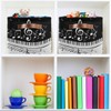 KEEPREAL Foldable Storage Baskets, Piano Keys Musical Notes Storage Bins