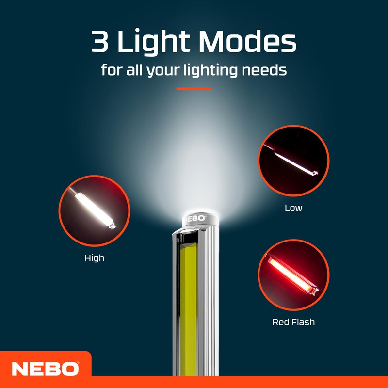 NEBO Lil Larry - 250 Lumen Torch with COB Work