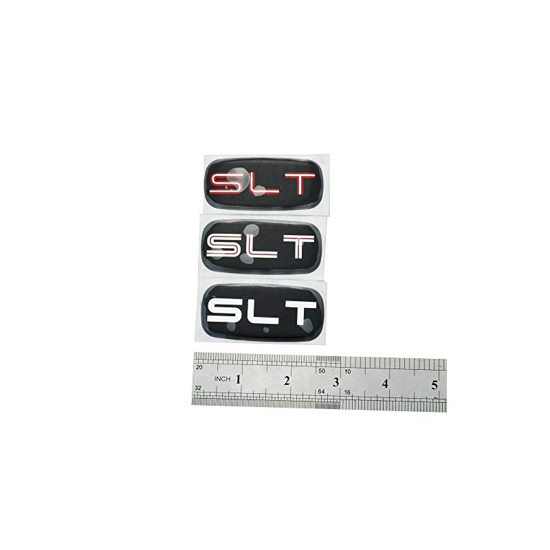2Pcs SLT Cab Emblems 3D Badge Sticker Logo Roof Pillar