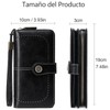 Cartera de Cuero Grande para Mujer Correa para la Muñeca