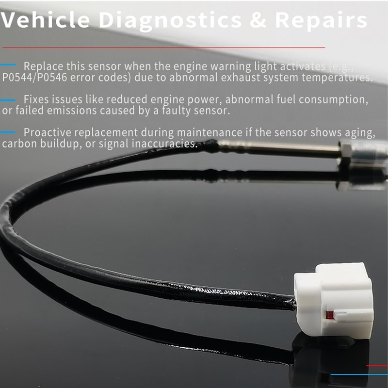 Exhaust Gas Sensors Temperature Compatible with 2017-2022 Nissan Rogue Sport