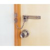 Guard Lock with Chain for Outside Door (Silver) No.220