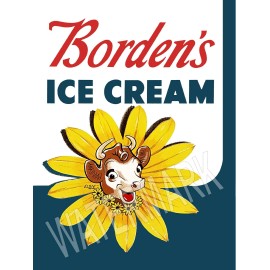 Borden's Ice Cream Elsie High Quality Metal Magnet 3 x 4 inches 9116